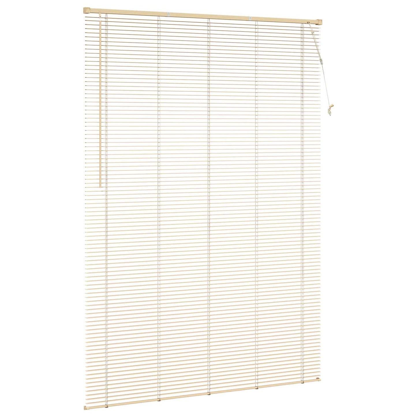 Persienner Lys Brun med Mønster 213 x 150 cm 25 mm PVC