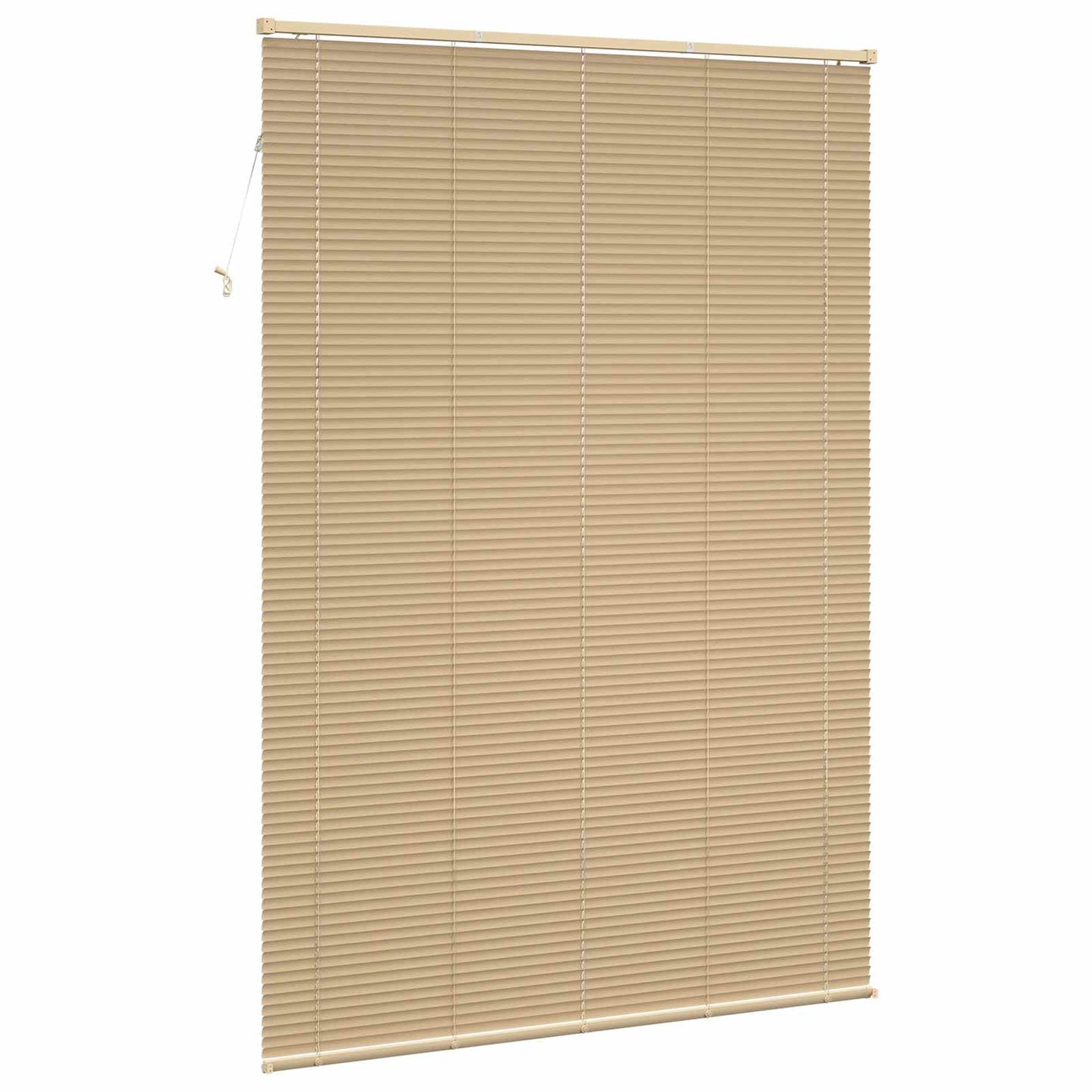 Persienner Lys Brun med Mønster 213 x 160 cm 25 mm PVC