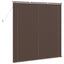 Persienner Mørk Brun med Mønster 150 x 150 cm 25 mm PVC