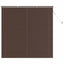 Persienner Mørk Brun med Mønster 150 x 150 cm 25 mm PVC