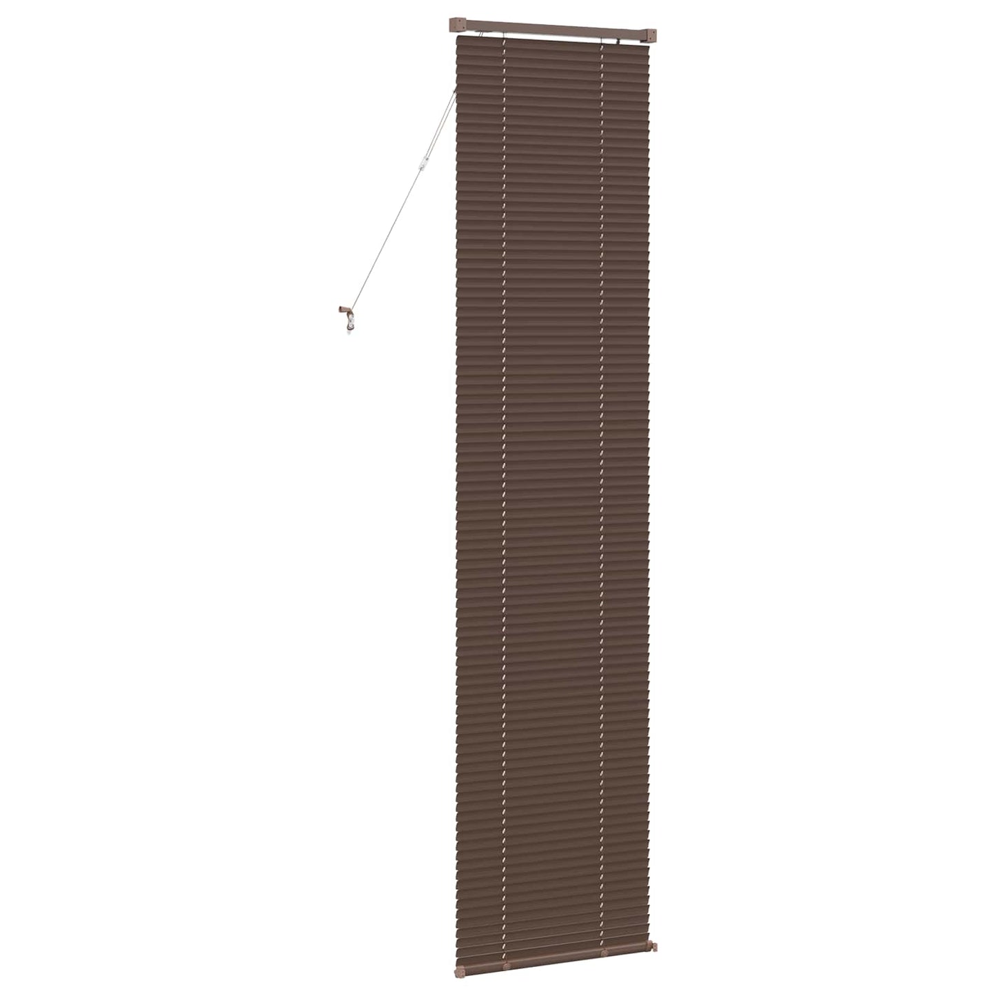 Persienner Mørk Brun med Mønster 213 x 60 cm 25 mm PVC