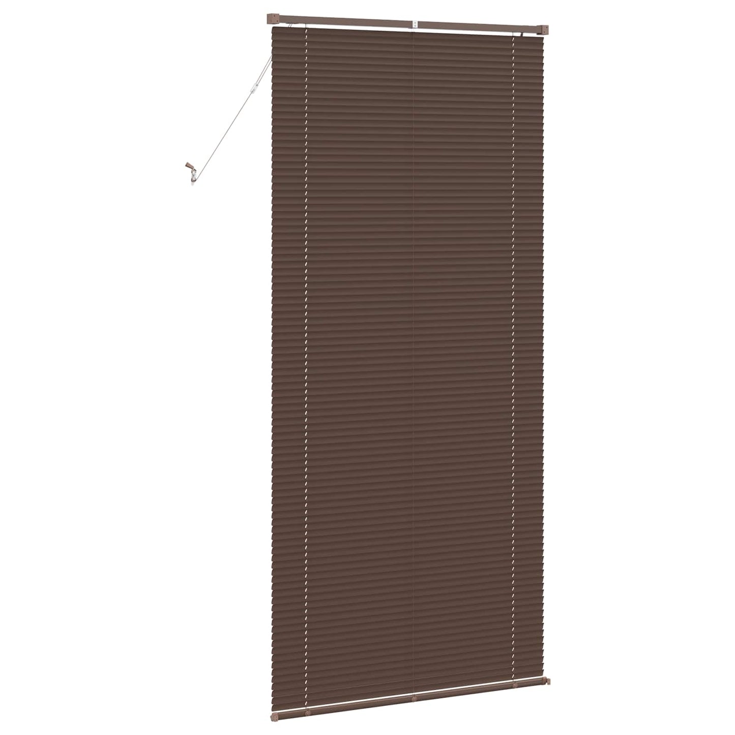 Persienner Mørk Brun med Mønster 213 x 100 cm 25 mm PVC