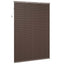 Persienner Mørk Brun med Mønster 213 x 130 cm 25 mm PVC