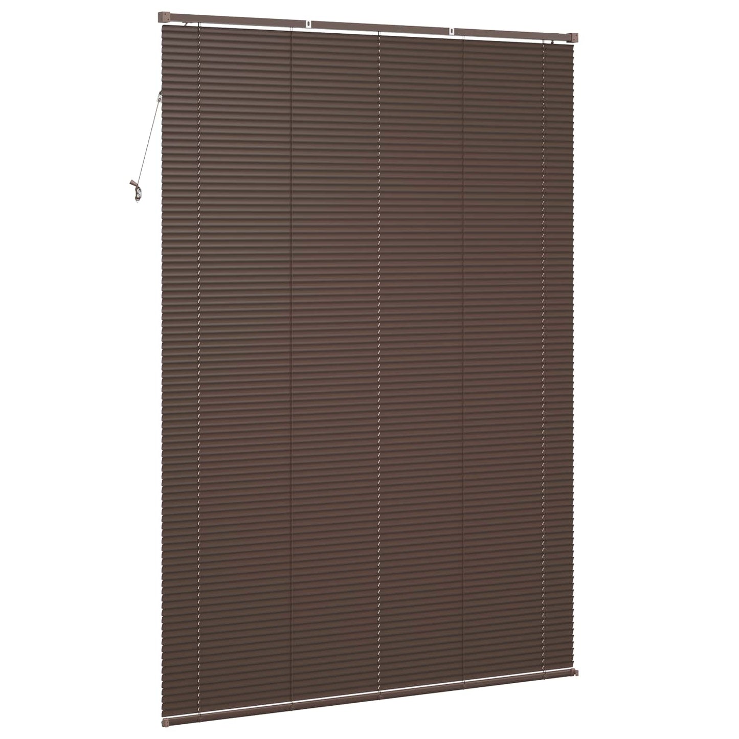 Persienner Mørk Brun med Mønster 213 x 150 cm 25 mm PVC