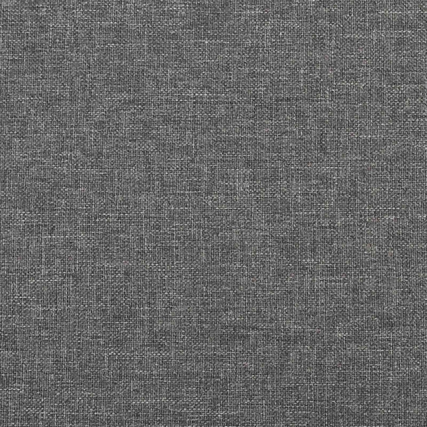 Væghovedgærde 12 stk. 60 x 15 cm Lysegrå Stof