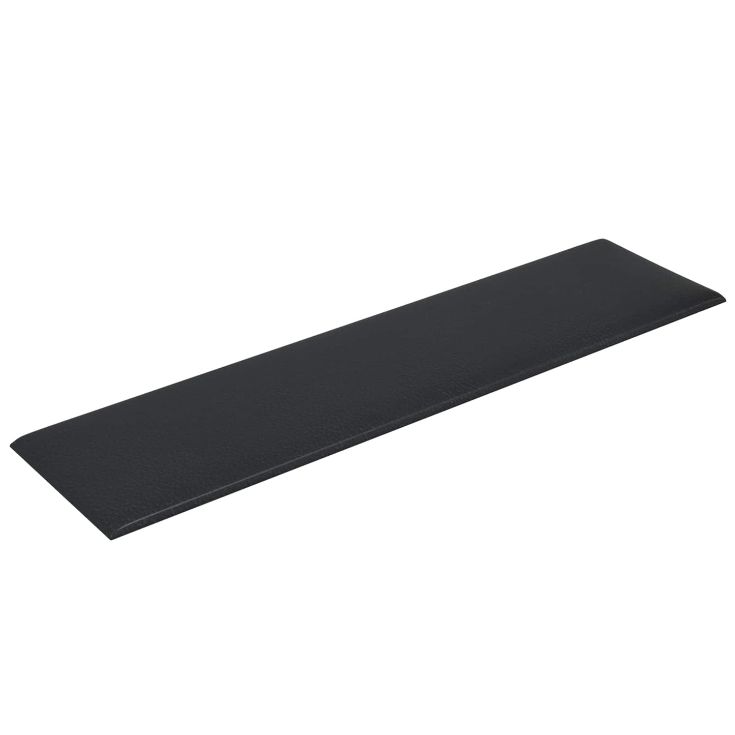 Væghovedgærde 12 stk. 60 x 15 cm Sort Stof