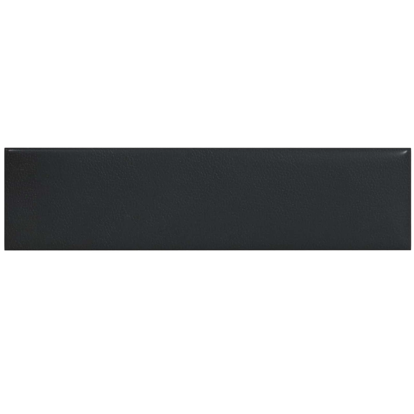 Væghovedgærde 12 stk. 60 x 15 cm Sort Stof