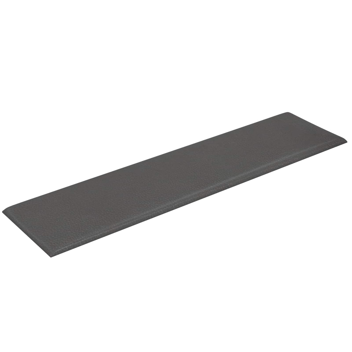 Væghovedgærde 12 stk. 60 x 15 cm Grå Stof