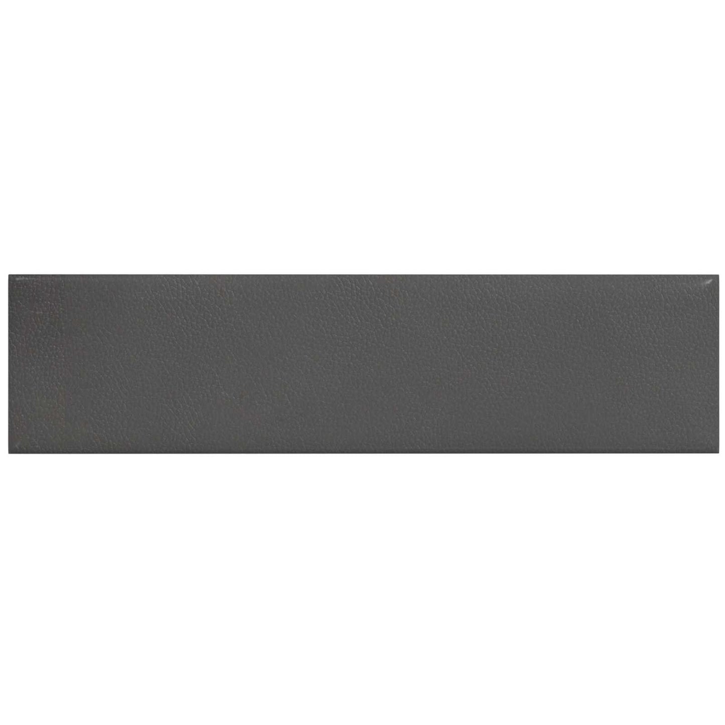Væghovedgærde 12 stk. 60 x 15 cm Grå Stof