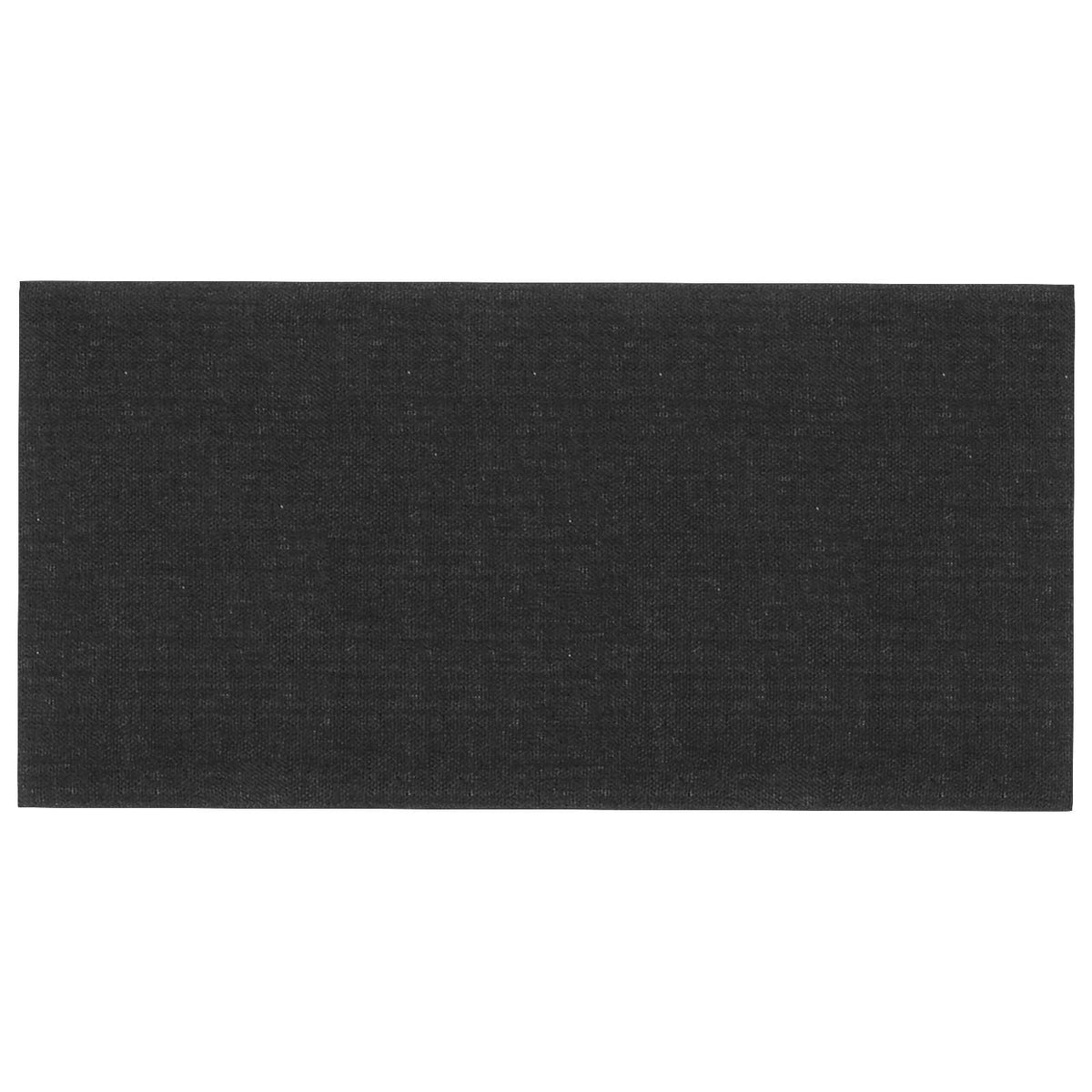 Væghovedgærde 12 stk. 60 x 30 cm Sort Stof