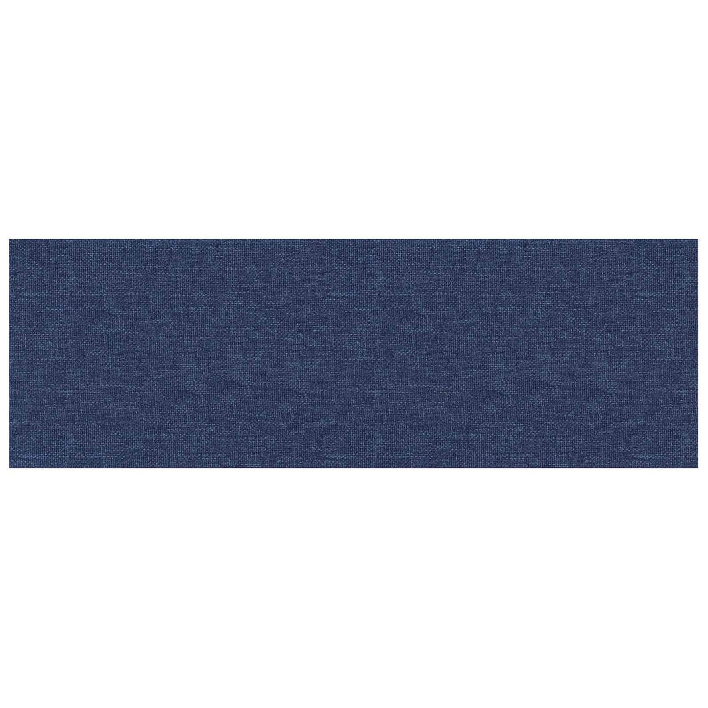 Væghovedgærde 12 stk. 90 x 30 cm Blå Stof