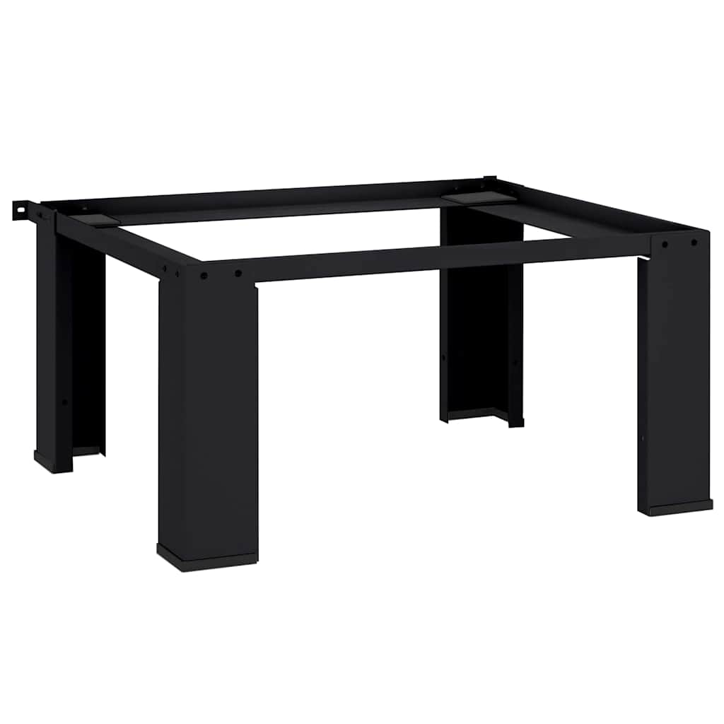 Vaskemaskine Pedestal Sort 64 x 55 x 32,5 cm Stål