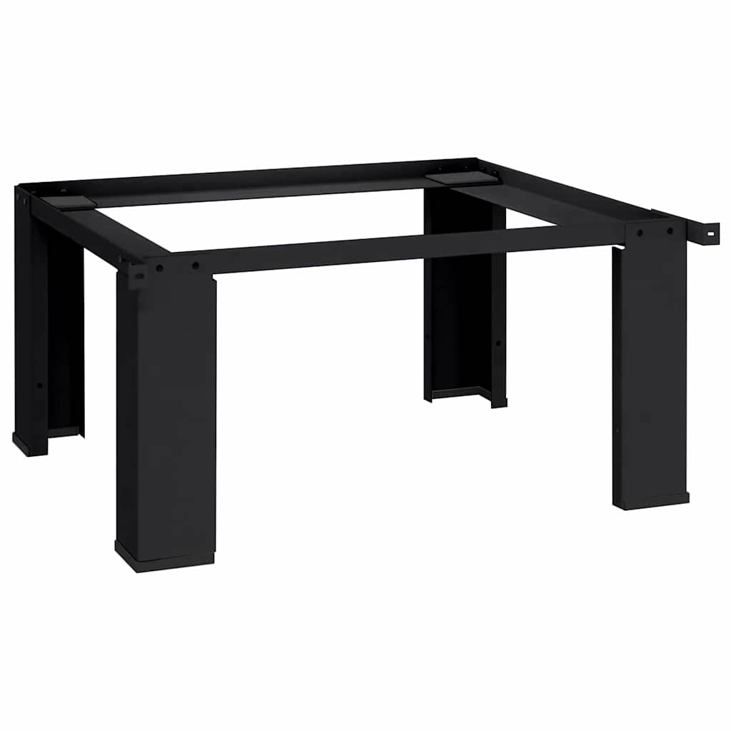 Vaskemaskine Pedestal Sort 64 x 55 x 32,5 cm Stål