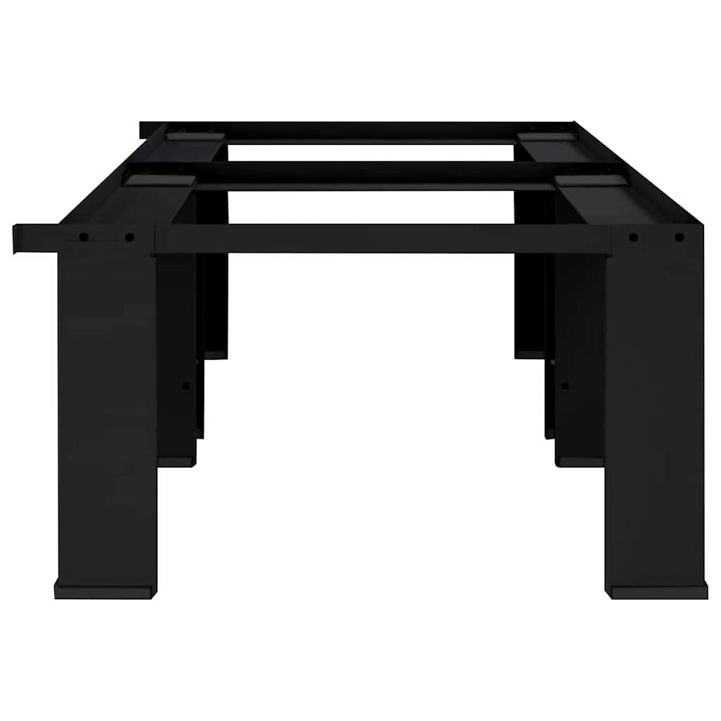 Vaskemaskine Pedestal 2 stk. Sort 127 x 54,5 x 32,5 cm Stål