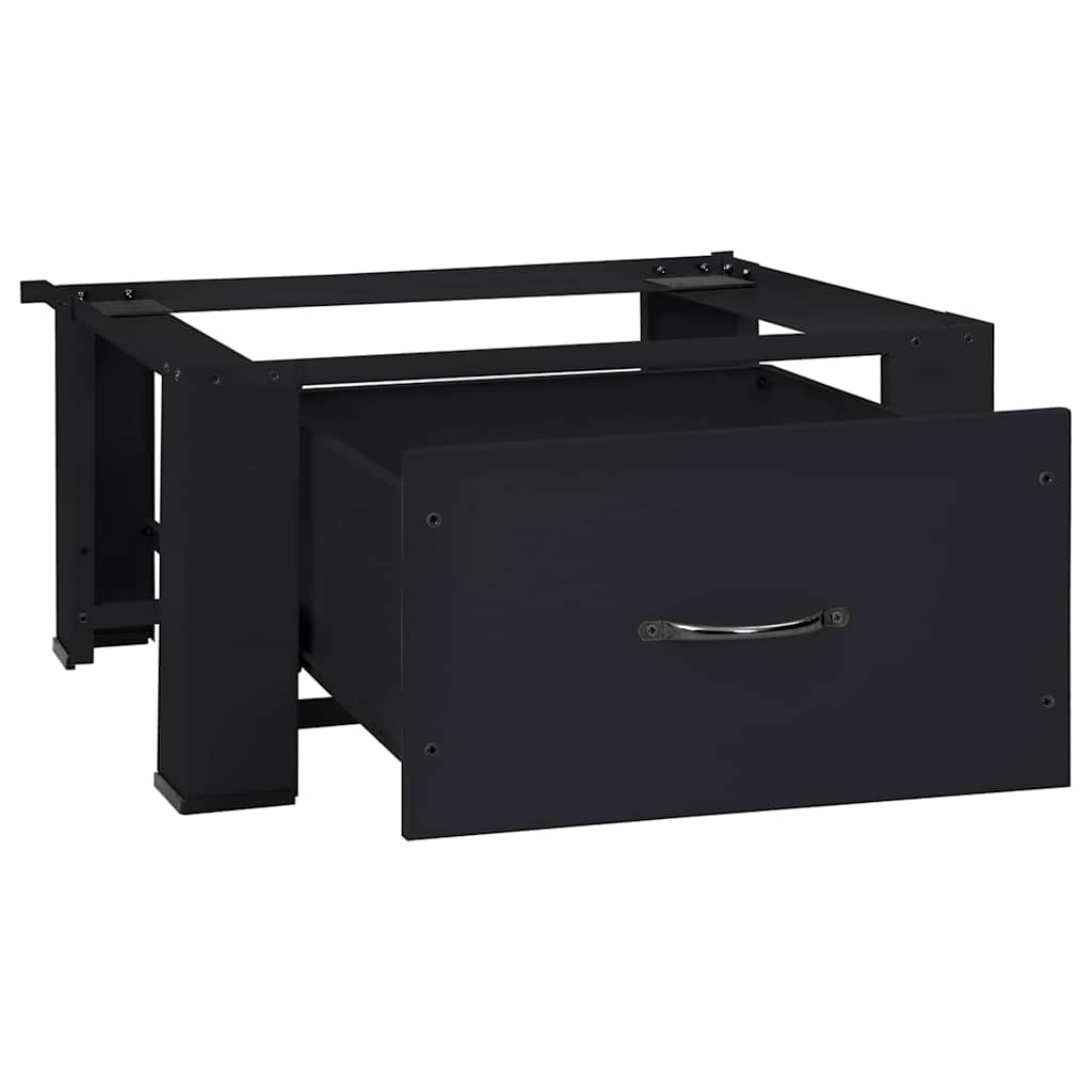 Vaskemaskine Pedestal Sort 64 x 55 x 32,5 cm Stål