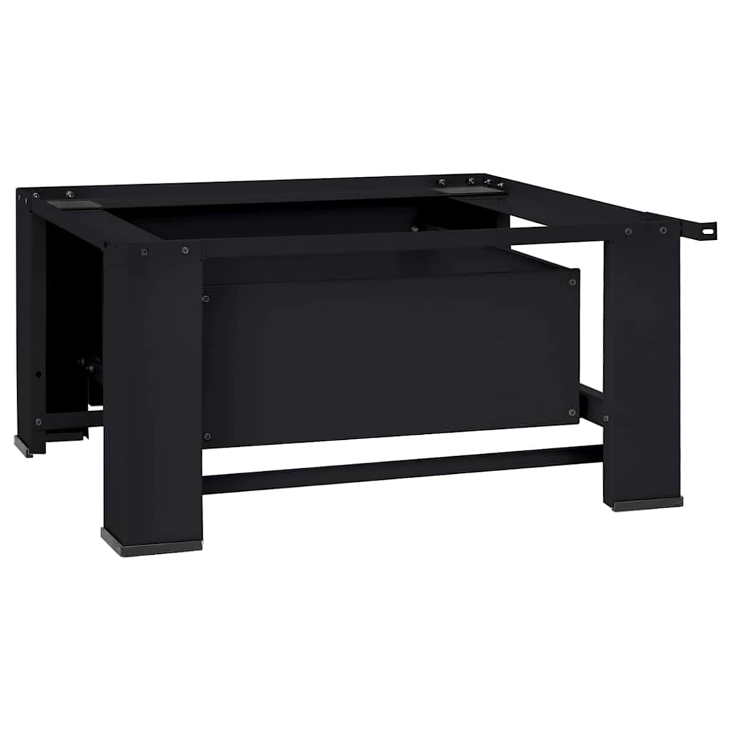 Vaskemaskine Pedestal Sort 64 x 55 x 32,5 cm Stål
