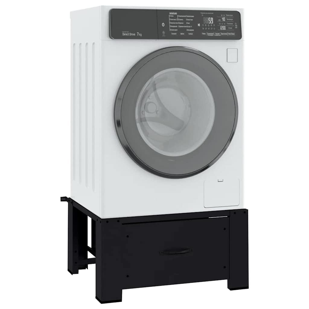 Vaskemaskine Pedestal Sort 64 x 55 x 32,5 cm Stål