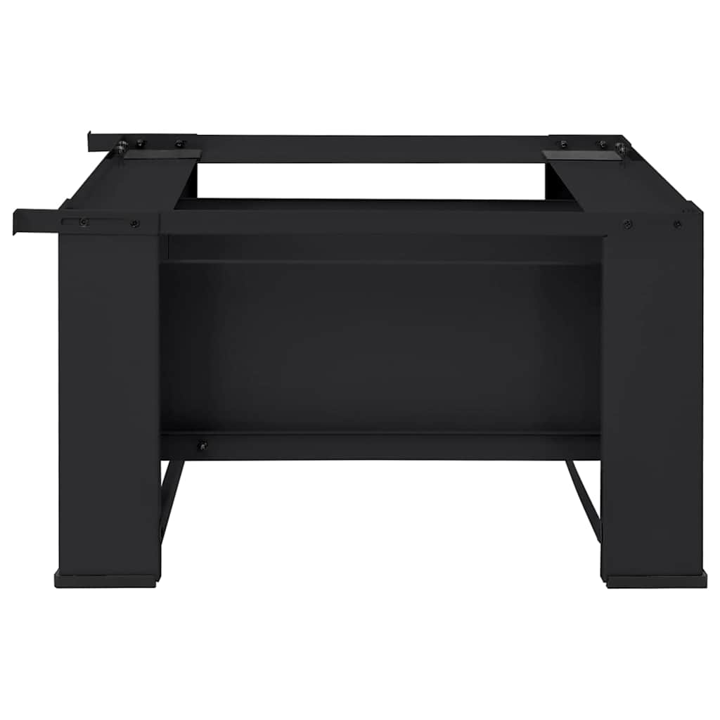 Vaskemaskine Pedestal Sort 64 x 55 x 32,5 cm Stål
