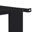 Vaskemaskine Pedestal 2 stk. Sort 127 x 54,5 x 32,5 cm Stål