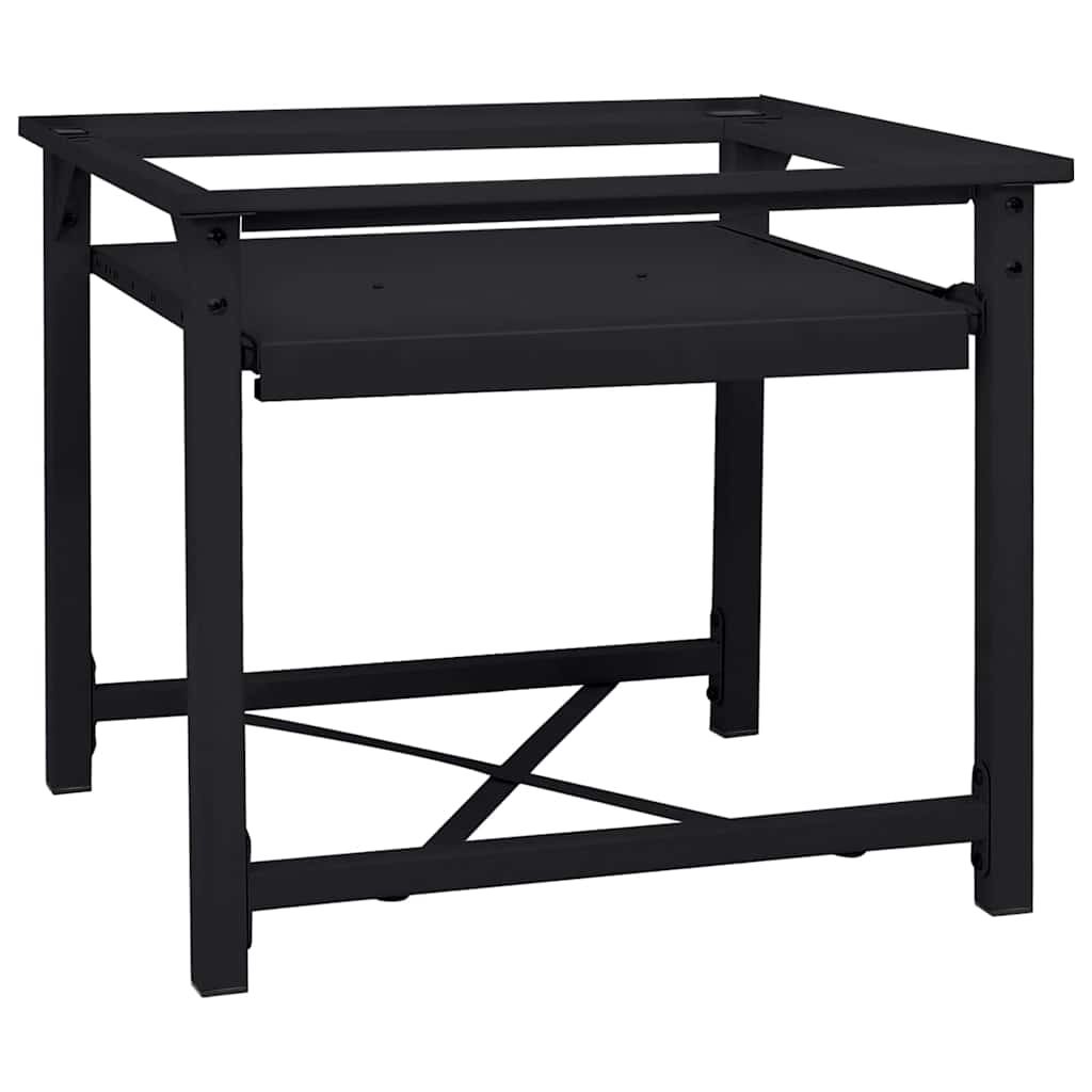 Vaskemaskine Pedestal Sort 60 x 56 x 52 cm Stål