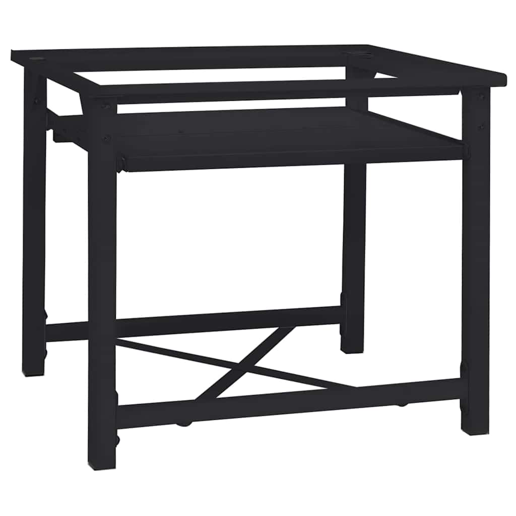 Vaskemaskine Pedestal Sort 60 x 56 x 52 cm Stål