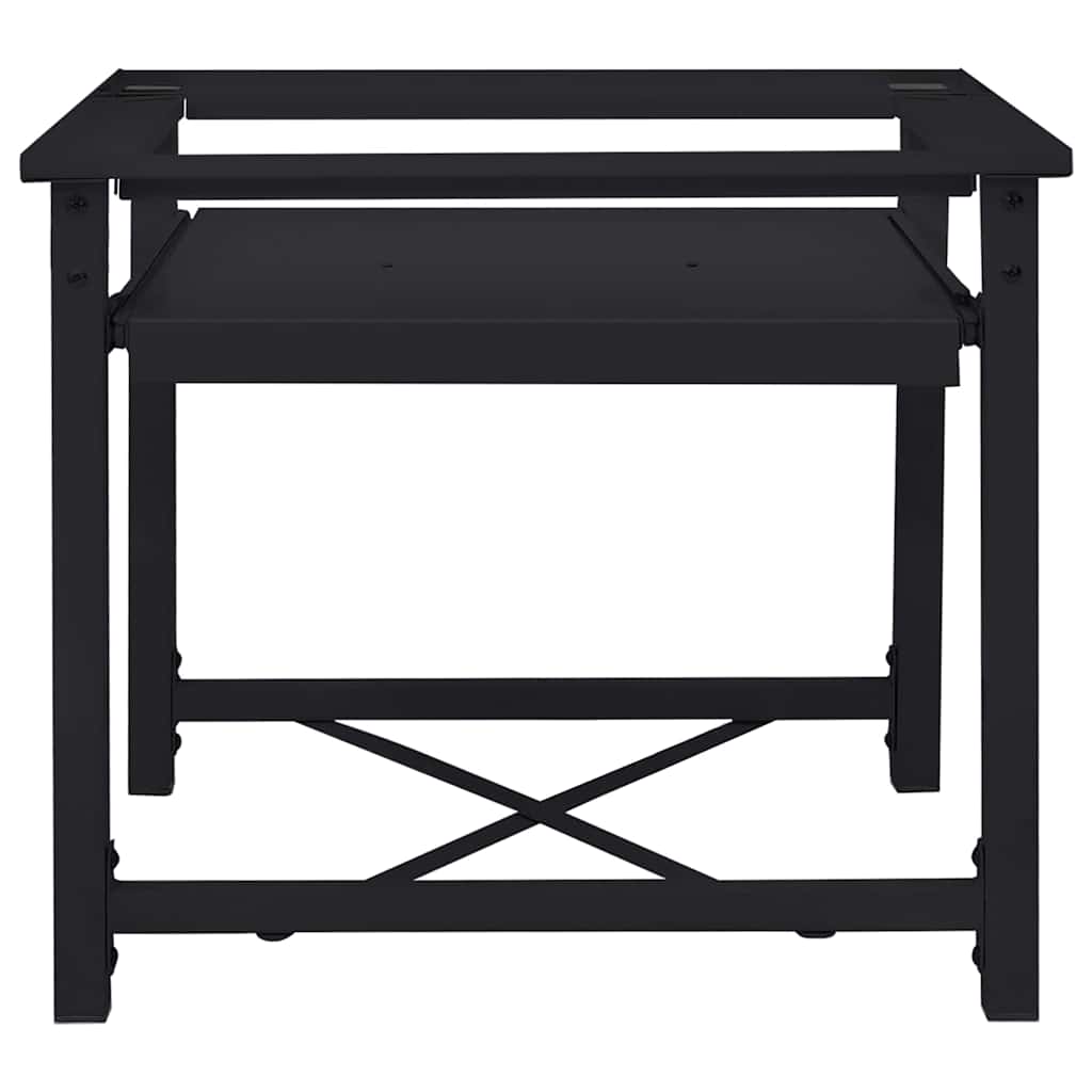 Vaskemaskine Pedestal Sort 60 x 56 x 52 cm Stål