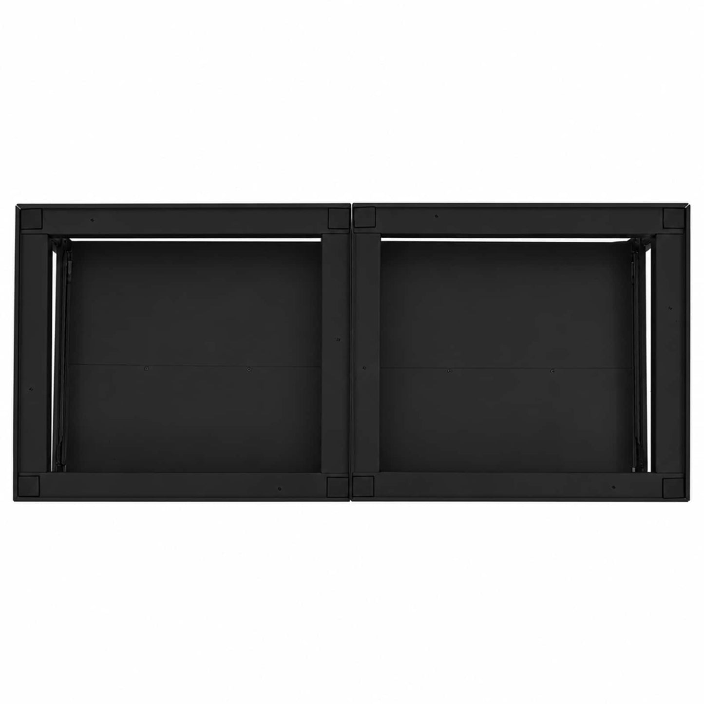 Vaskemaskine Pedestal 2 stk. Sort 120 x 56 x 52 cm Stål