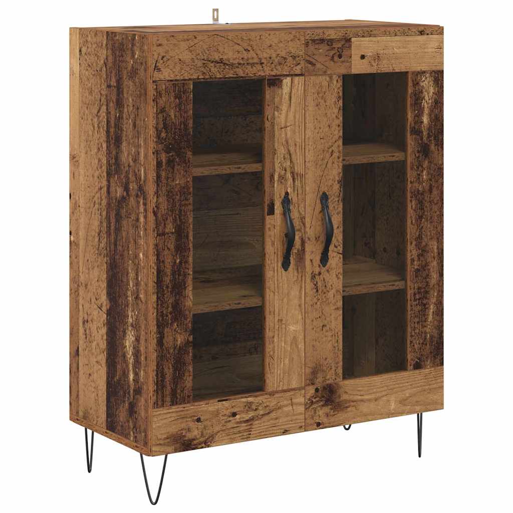 Sideboard Gammelt træ 69,5 x 34 x 90 cm Konstrueret træ