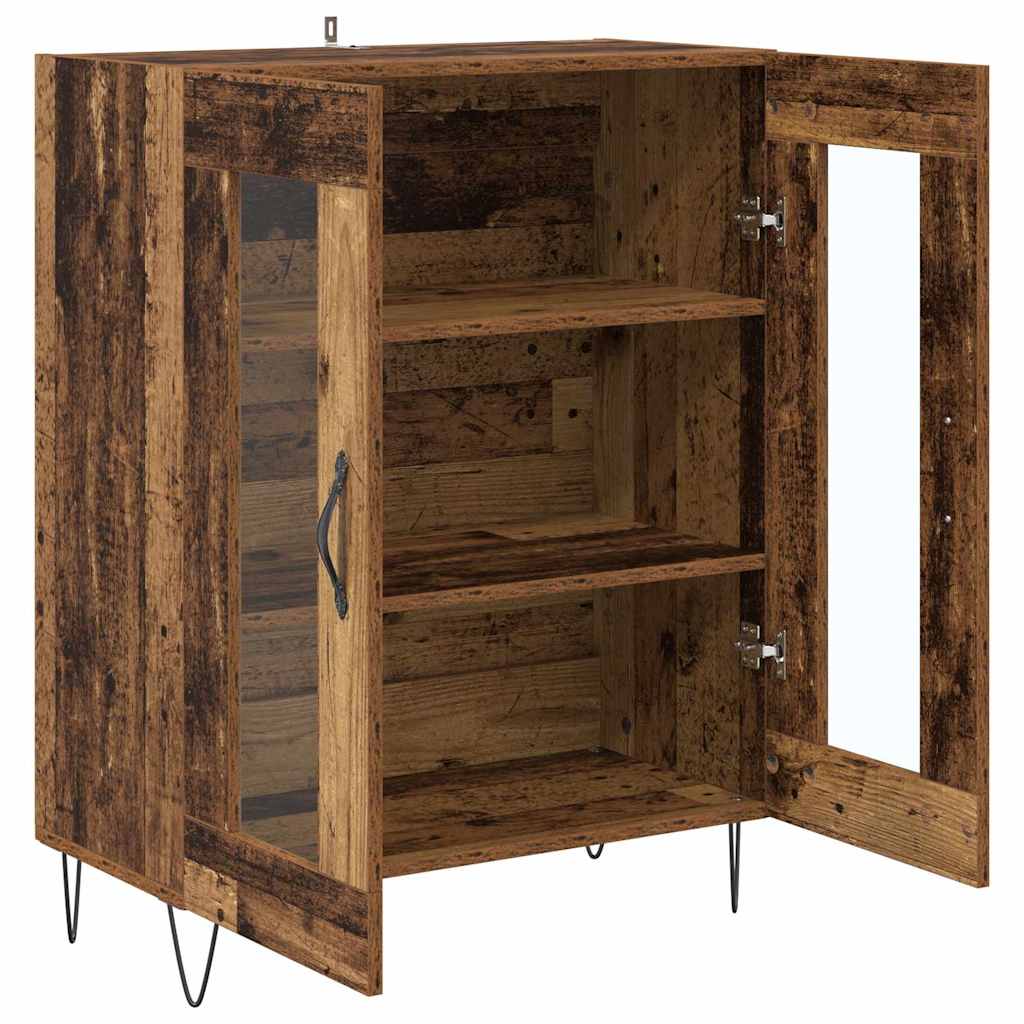 Sideboard Gammelt træ 69,5 x 34 x 90 cm Konstrueret træ