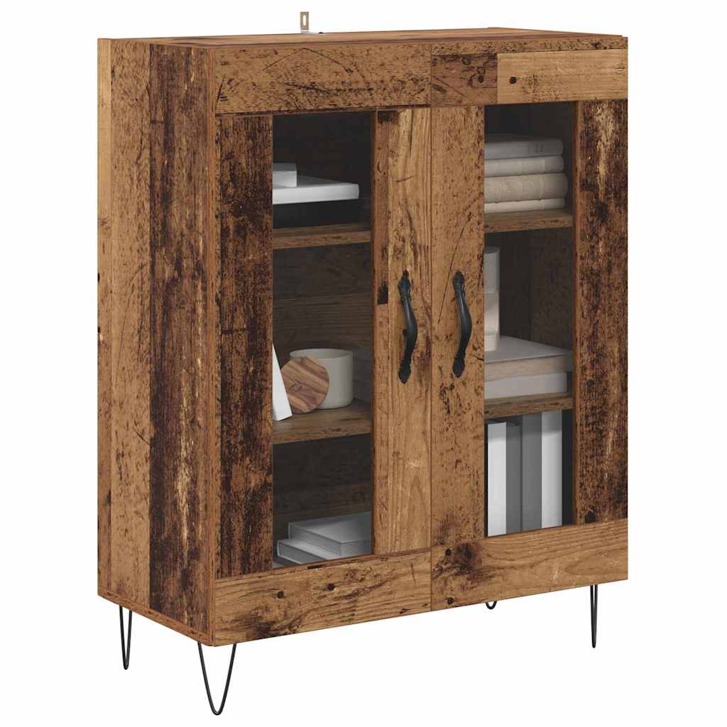 Sideboard Gammelt træ 69,5 x 34 x 90 cm Konstrueret træ