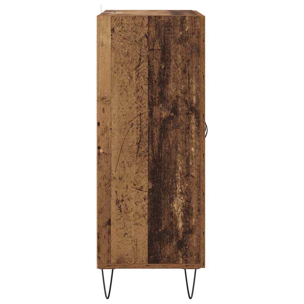 Sideboard Gammelt træ 69,5 x 34 x 90 cm Konstrueret træ
