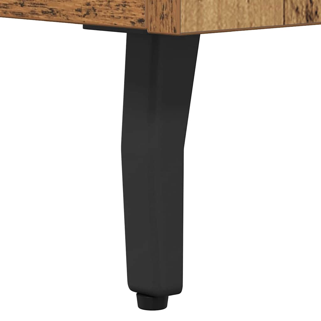 Sideboard Gammelt træ 69,5 x 34 x 90 cm Konstrueret træ
