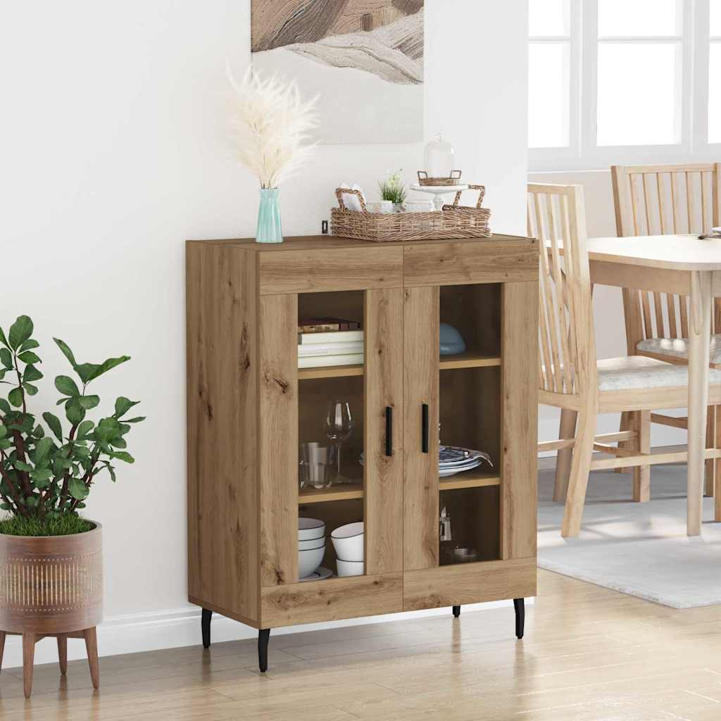 Sideboard Artisan Egetræ 69,5 x 34 x 90 cm Konstrueret træ