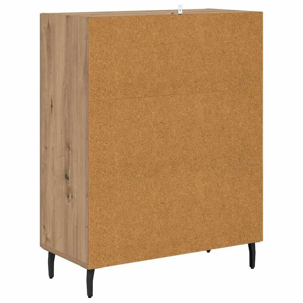 Sideboard Artisan Egetræ 69,5 x 34 x 90 cm Konstrueret træ