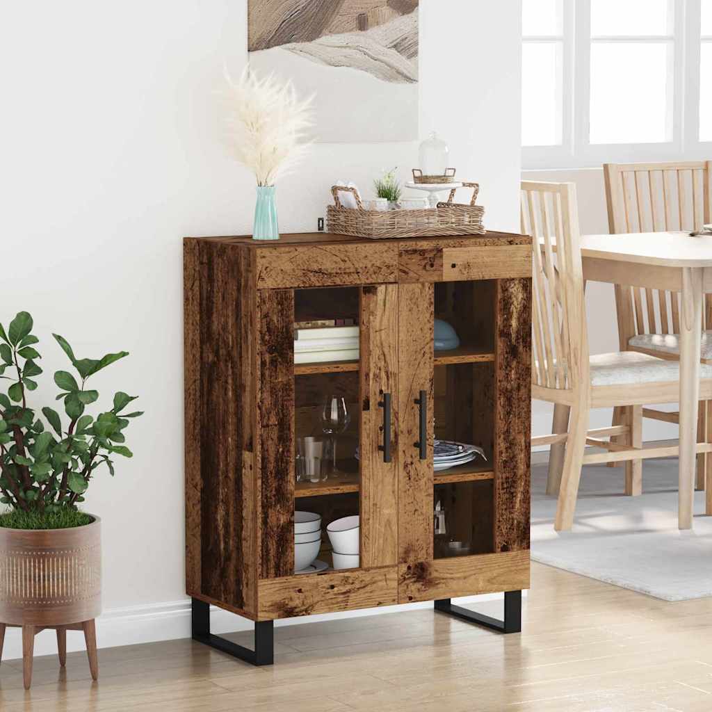 Sideboard Gammelt træ 69,5 x 34 x 90 cm Konstrueret træ