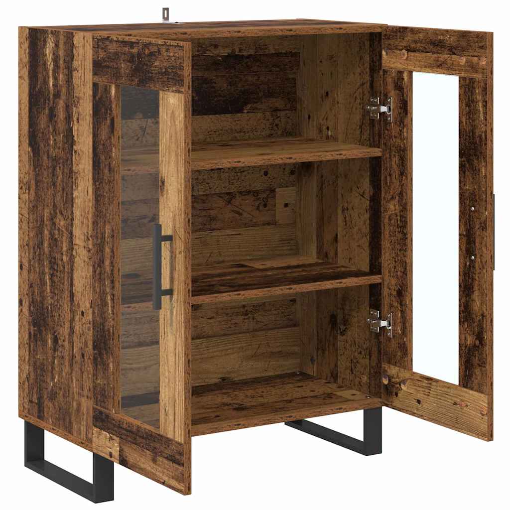 Sideboard Gammelt træ 69,5 x 34 x 90 cm Konstrueret træ
