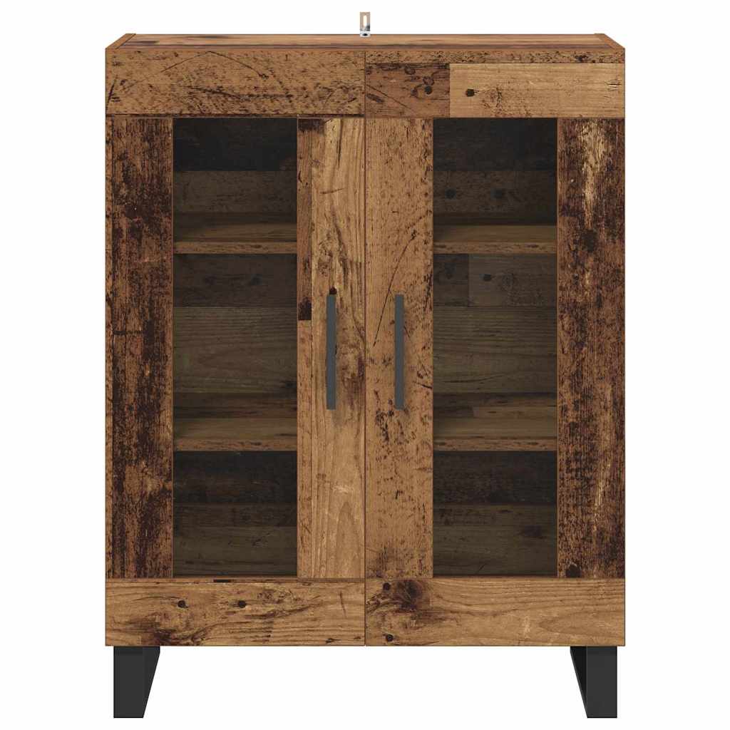 Sideboard Gammelt træ 69,5 x 34 x 90 cm Konstrueret træ