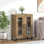 Sideboard Artisan Egetræ 69,5 x 34 x 90 cm Konstrueret træ