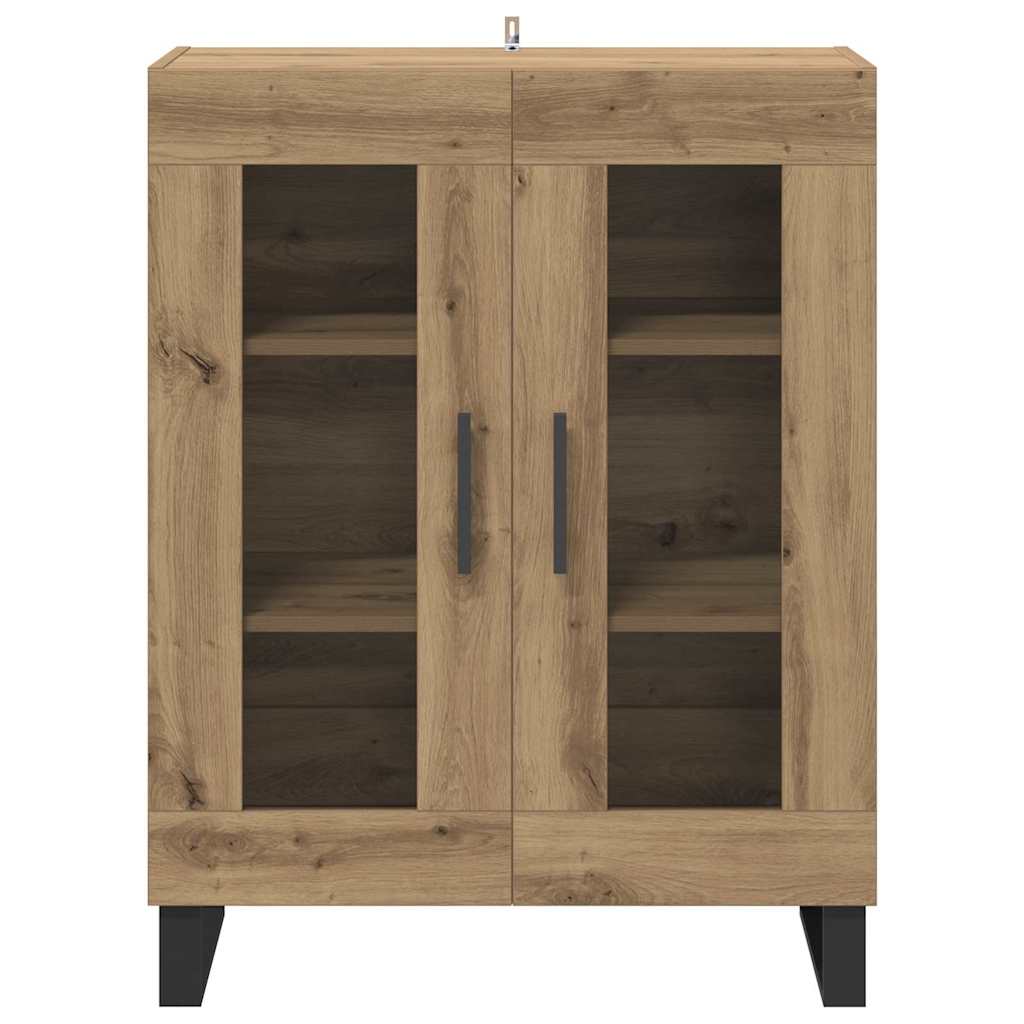Sideboard Artisan Egetræ 69,5 x 34 x 90 cm Konstrueret træ