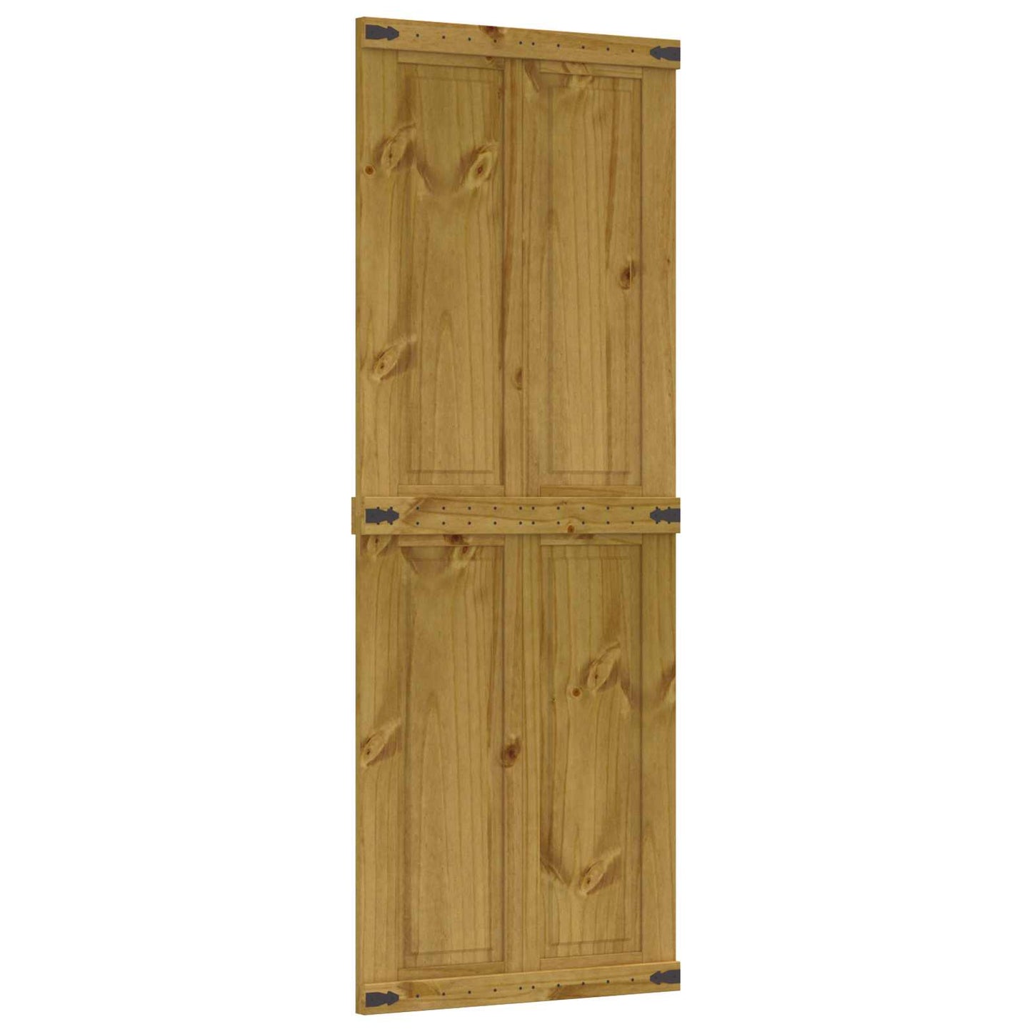 Ladedør CORONA 70 x 210 cm Massivt fyrretræ HonningBrun