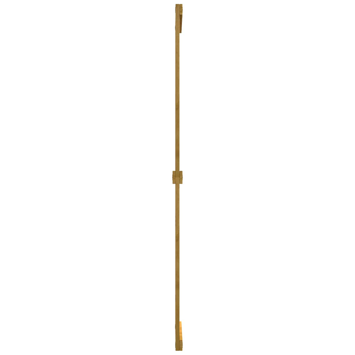 Ladedør CORONA 90 x 210 cm Massivt fyrretræ HonningBrun
