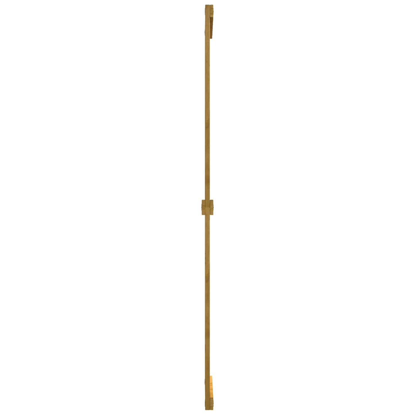 Ladedør CORONA 100 x 210 cm Massivt fyrretræ HonningBrun