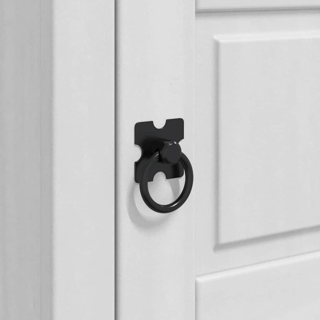 Sengebord Corona Hvid 45 x 35 x 64 cm Massiv fyrretræ