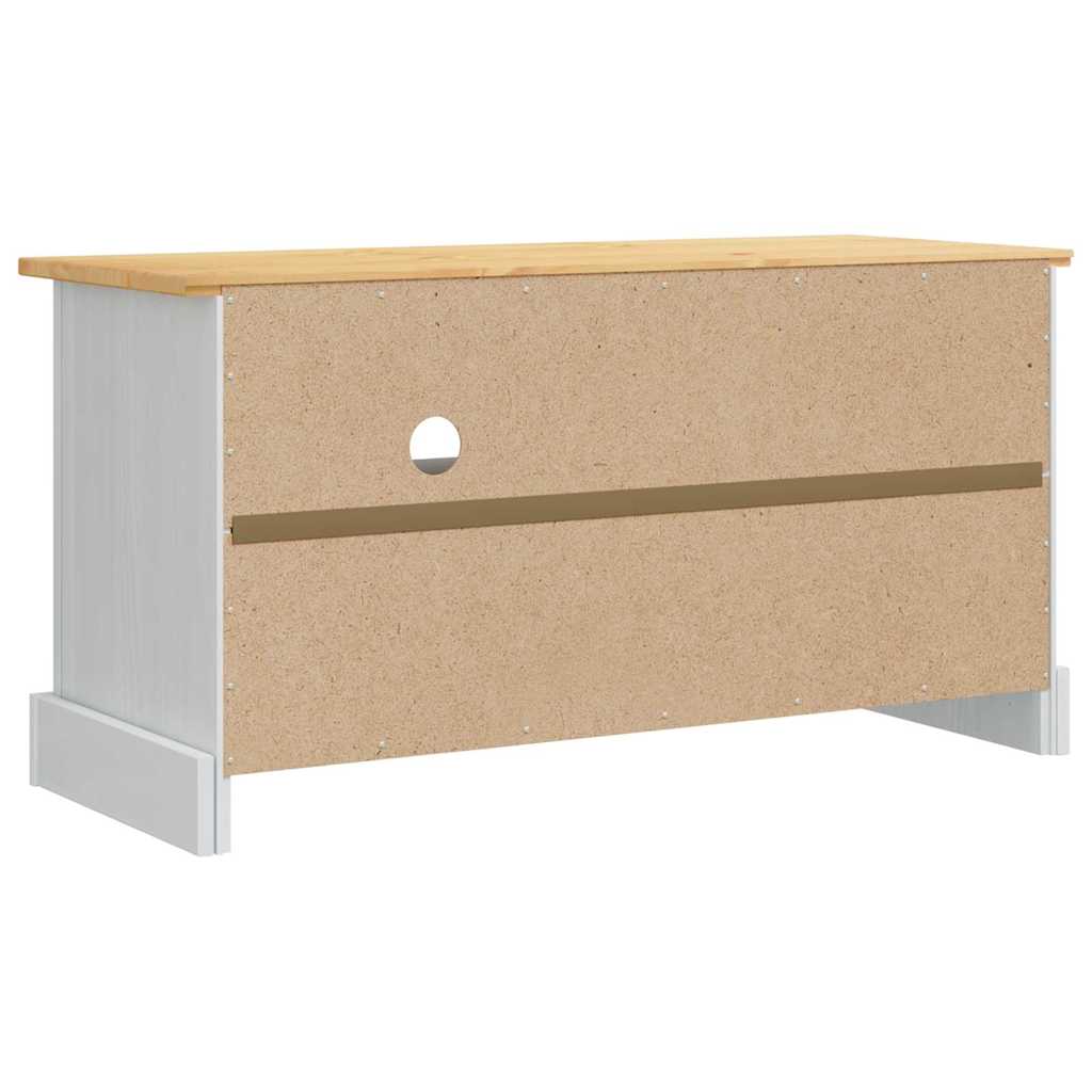 TV-skab CORONA 100 x 40 x 52 cm Hvid Massiv fyrretræ
