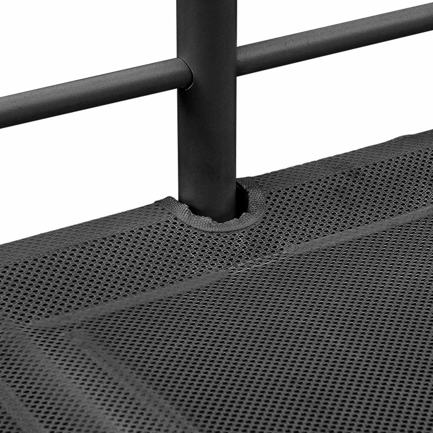 Kids'loftseng med rutsjebane Sort og Anthracit 107 x 203 cm