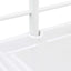 Kids'loftseng med rutsjebane Hvid og Antracit 100 x 190 cm