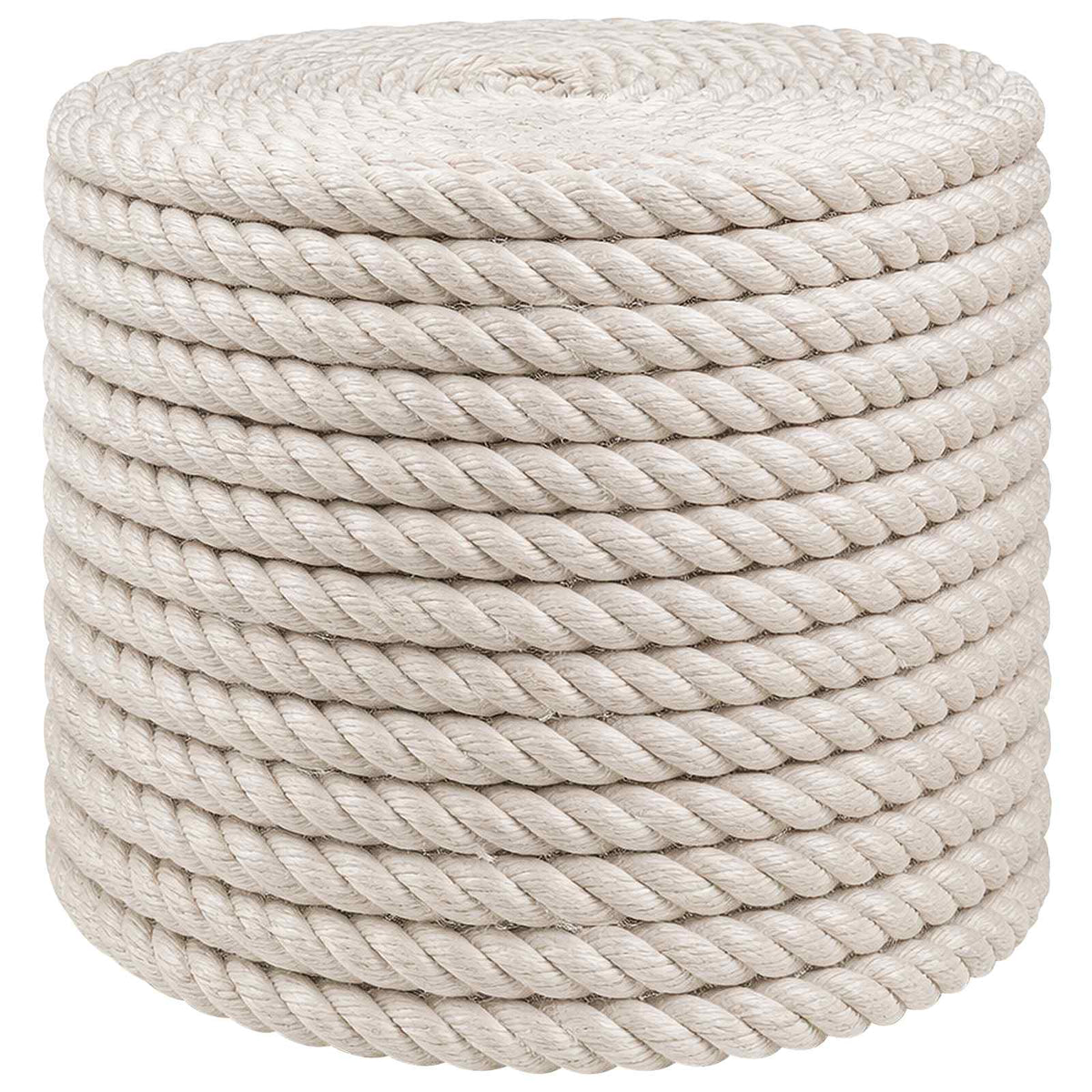 Jute reb 14 mm Hvid 100% Tossa jute