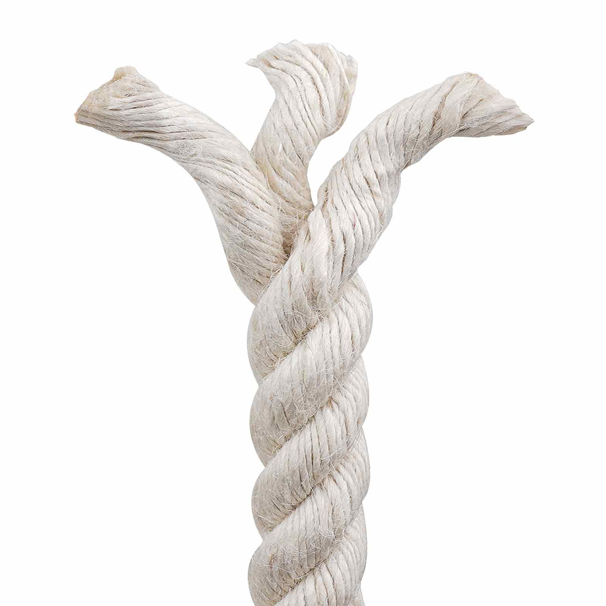 Jute reb 24 mm Hvid 100% Tossa jute
