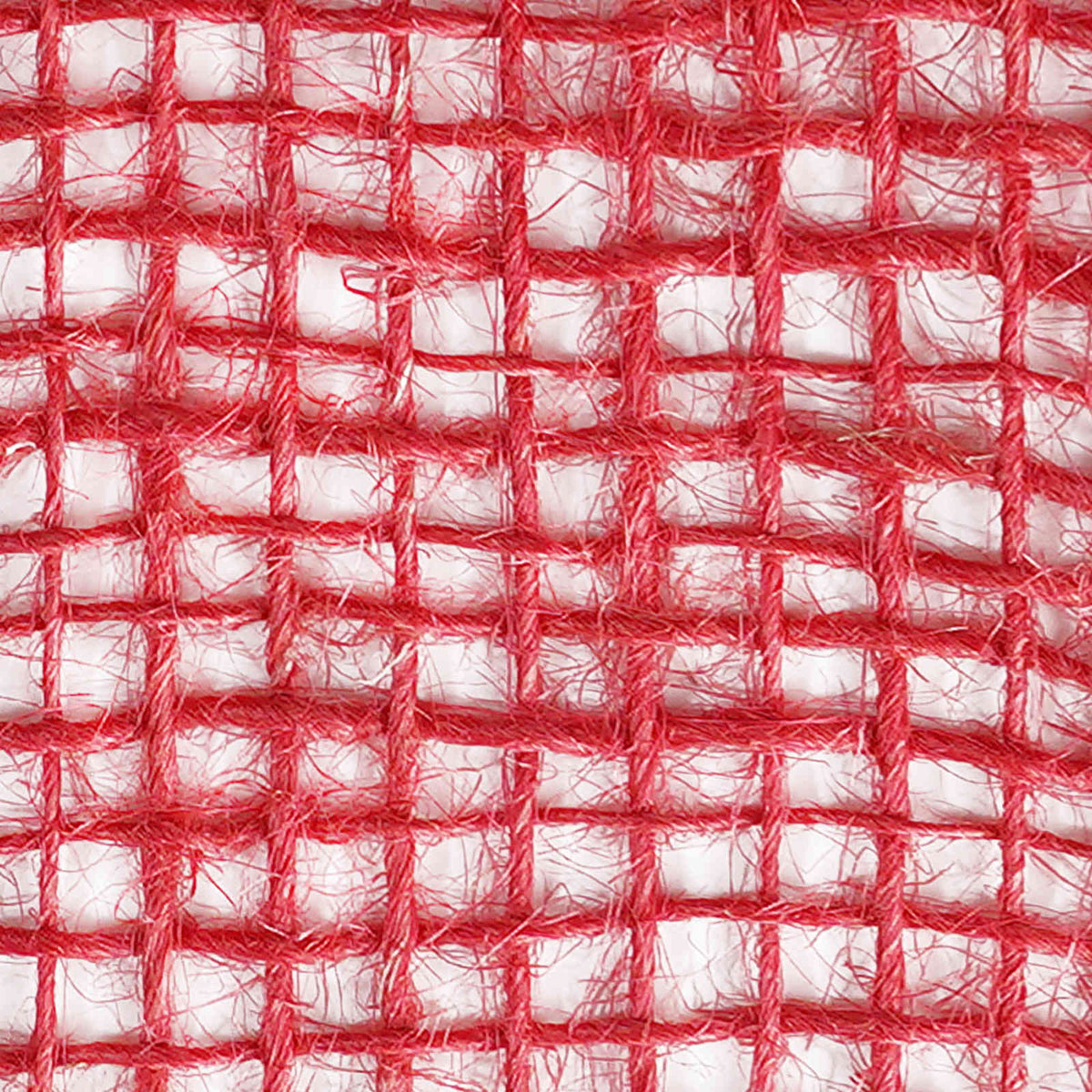 Jute Rulle 10 x 1500 cm Rød