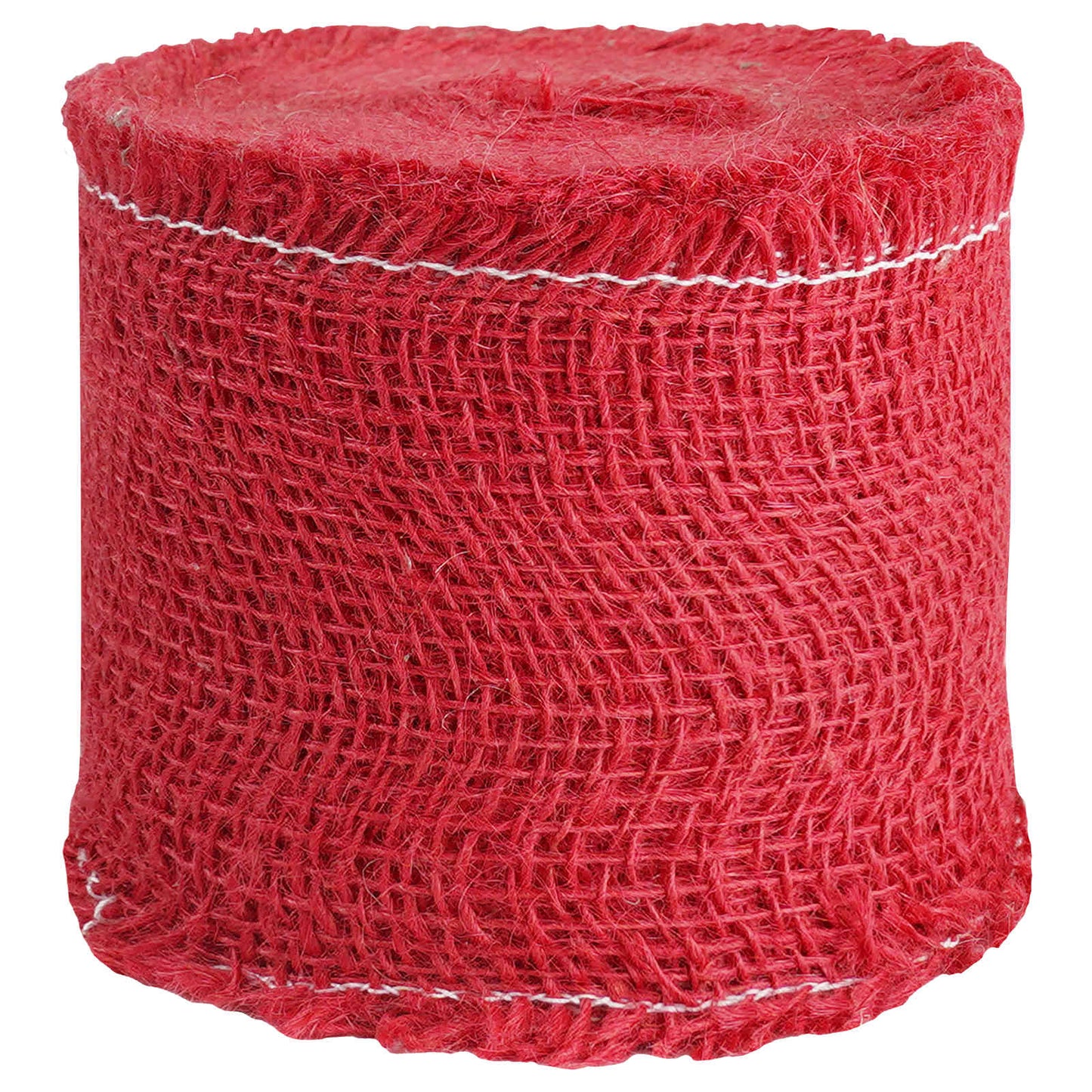 Jute Rulle 10 x 10000 cm Rød